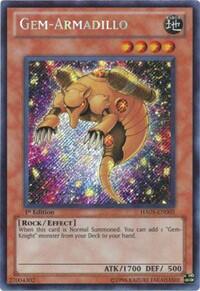 Gem-Armadillo - Hidden Arsenal 5: Steelswarm Invasion (HA05) #HA05-EN005 - Secret Rare YuGiOh Trading Card