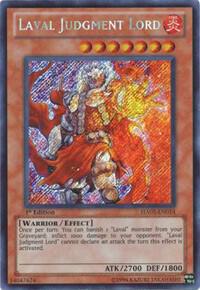 Laval Judgment Lord - Hidden Arsenal 5: Steelswarm Invasion YuGiOh trading card