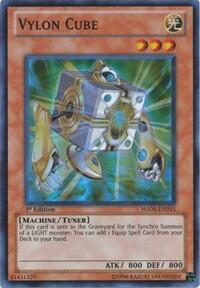 Vylon Cube - Hidden Arsenal 5: Steelswarm Invasion (HA05) #HA05-EN015 - Super Rare YuGiOh Trading Card