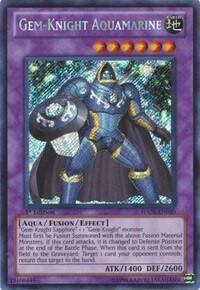 Gem-Knight Aquamarine - Hidden Arsenal 5: Steelswarm Invasion (HA05) #HA05-EN020 - Secret Rare YuGiOh Trading Card
