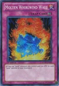 Molten Whirlwind Wall - Hidden Arsenal 5: Steelswarm Invasion YuGiOh trading card