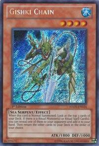 Gishki Chain - Hidden Arsenal 5: Steelswarm Invasion (HA05) #HA05-EN034 - Secret Rare YuGiOh Trading Card