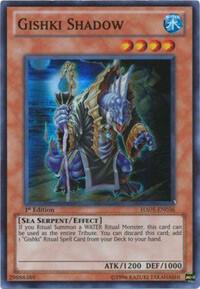 Gishki Shadow - Hidden Arsenal 5: Steelswarm Invasion YuGiOh trading card