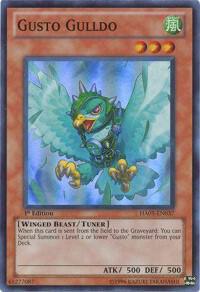 Gusto Gulldo - Hidden Arsenal 5: Steelswarm Invasion YuGiOh trading card
