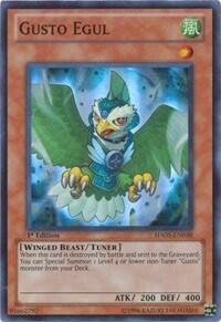 Gusto Egul - Hidden Arsenal 5: Steelswarm Invasion (HA05) #HA05-EN038 - Super Rare YuGiOh Trading Card