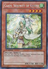Caam, Serenity of Gusto - Hidden Arsenal 5: Steelswarm Invasion YuGiOh trading card