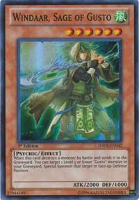 Windaar, Sage of Gusto - Hidden Arsenal 5: Steelswarm Invasion YuGiOh trading card