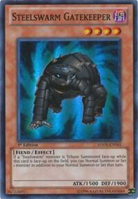 Steelswarm Gatekeeper - Hidden Arsenal 5: Steelswarm Invasion (HA05) #HA05-EN045 - Super Rare YuGiOh Trading Card