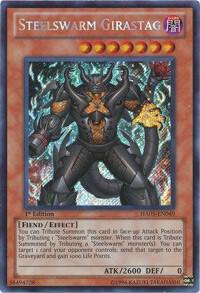 Steelswarm Girastag - Hidden Arsenal 5: Steelswarm Invasion YuGiOh trading card