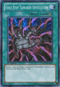 First Step Towards Infestation - Hidden Arsenal 5: Steelswarm Invasion YuGiOh trading card