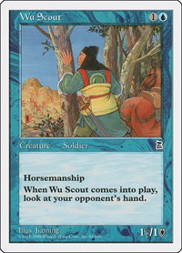 Wu Scout - Portal Three Kingdoms (PTK) #62 - Common Magic: The Gathering Trading Card