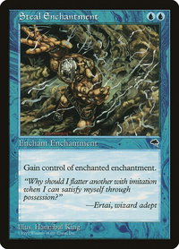 Steal Enchantment - Tempest (TMP) #90 - Uncommon Magic: The Gathering Trading Card