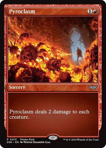 Pyroclasm - Promo Pack: Duskmourn: House of Horror Magic: The Gathering trading card