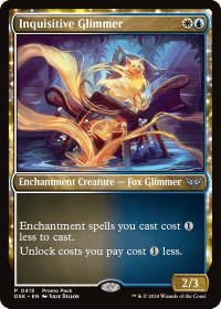 Inquisitive Glimmer - Promo Pack: Duskmourn: House of Horror (PPDSK) #415 - Promo Magic: The Gathering Trading Card