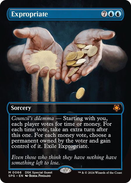 Expropriate (Borderless) - Special Guests Magic: The Gathering trading card