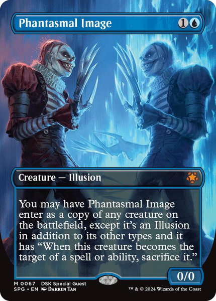 Phantasmal Image (Borderless) trading card from Special Guests Phantasmal Image (Borderless) - Special Guests Magic: The Gathering trading card