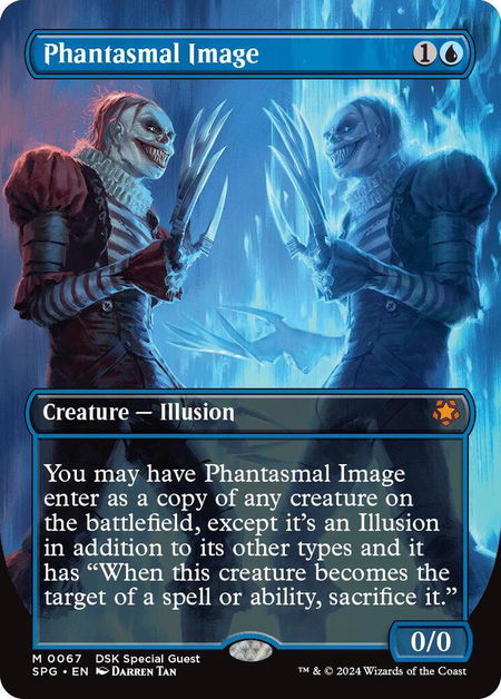 Phantasmal Image (Borderless) - Special Guests Magic: The Gathering trading card