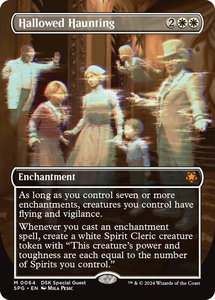 Hallowed Haunting (Borderless) - Special Guests (SPG) #64 - Mythic Rare Magic: The Gathering Trading Card
