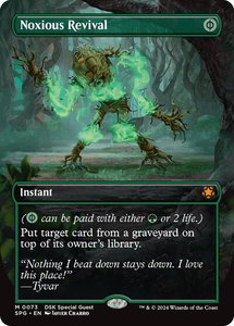 Noxious Revival (Borderless) - Special Guests (SPG) #73 - Mythic Rare Magic: The Gathering Trading Card