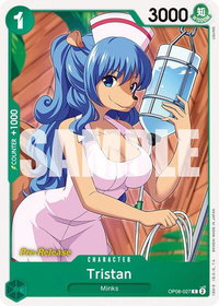 Tristan - Two Legends Pre-Release Cards (OP08 PRE) #OP08-027 - Common One Piece Trading Card