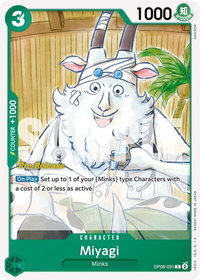 Miyagi - Two Legends Pre-Release Cards (OP08 PRE) #OP08-031 - Common One Piece Trading Card