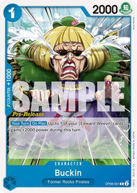 Buckin - Two Legends Pre-Release Cards (OP08 PRE) #OP08-051 - Common One Piece Trading Card