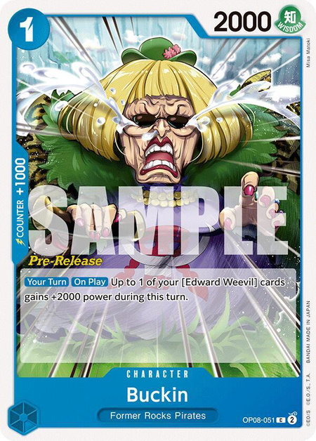 Buckin - Two Legends Pre-Release Cards One Piece trading card
