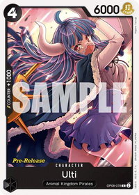 Ulti - Two Legends Pre-Release Cards (OP08 PRE) #OP08-078 - Common One Piece Trading Card