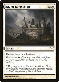 Ray of Revelation - Dark Ascension (DKA) #17 - Common Magic: The Gathering Trading Card