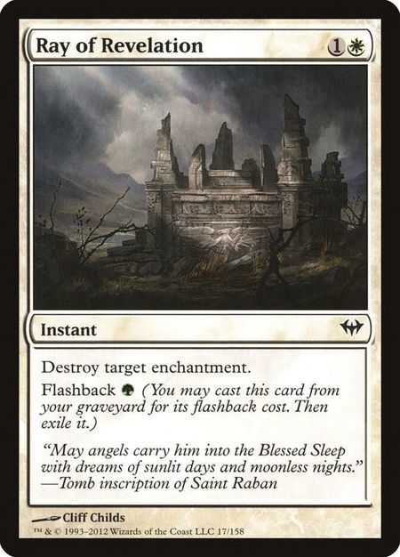 Ray of Revelation - Dark Ascension Magic: The Gathering trading card