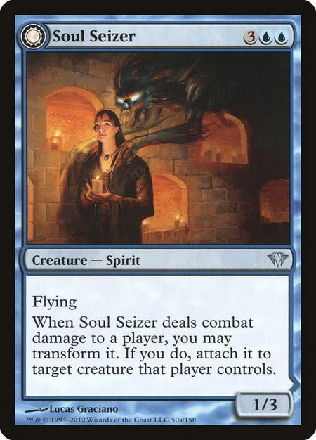 Soul Seizer trading card from Dark Ascension Soul Seizer - Dark Ascension Magic: The Gathering trading card