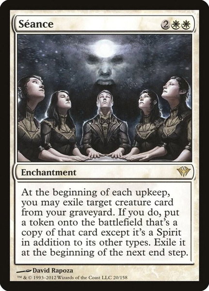 Seance trading card from Dark Ascension Seance - Dark Ascension Magic: The Gathering trading card