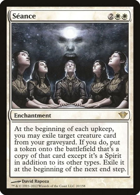Seance - Dark Ascension Magic: The Gathering trading card