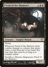 Fiend of the Shadows - Dark Ascension (DKA) #62 - Rare Magic: The Gathering Trading Card