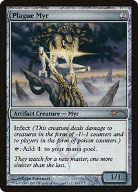 Plague Myr - WPN & Gateway Promos (WPN) #65 - Promo Magic: The Gathering Trading Card