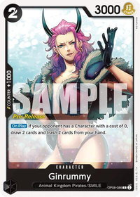 Ginrummy - Two Legends Pre-Release Cards (OP08 PRE) #OP08-086 - Common One Piece Trading Card