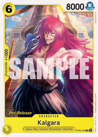 Kalgara (099) - Two Legends Pre-Release Cards (OP08 PRE) #OP08-099 - Common One Piece Trading Card