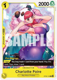 Charlotte Poire - Two Legends Pre-Release Cards (OP08 PRE) #OP08-104 - Common One Piece Trading Card