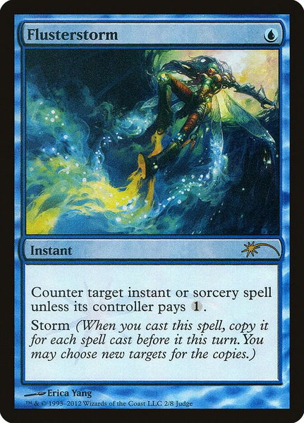Flusterstorm trading card from Judge Promos Flusterstorm - Judge Promos Magic: The Gathering trading card