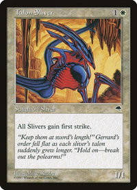 Talon Sliver - Tempest (TMP) #50 - Common Magic: The Gathering Trading Card