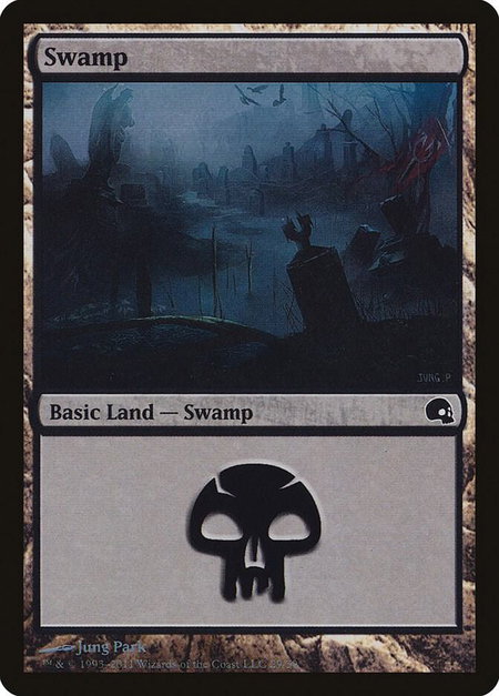 Swamp (29) trading card from Premium Deck Series: Graveborn Swamp (29) - Premium Deck Series: Graveborn Magic: The Gathering trading card