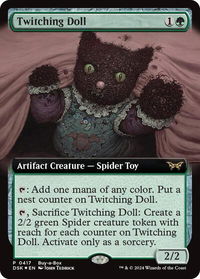 Twitching Doll (Extended Art) - Buy-A-Box Promos (BABP) #417 - Promo Magic: The Gathering Trading Card