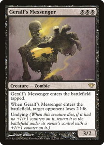 Geralf's Messenger - Dark Ascension (DKA) #63 - Rare Magic: The Gathering Trading Card