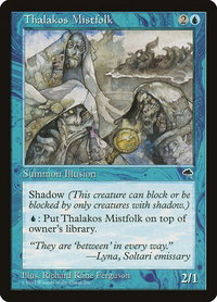 Thalakos Mistfolk - Tempest (TMP) #93 - Common Magic: The Gathering Trading Card