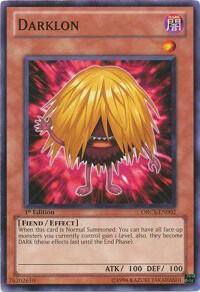 Darklon - Order of Chaos YuGiOh trading card