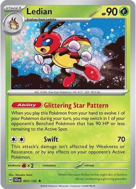 Ledian - 003/142 - Deck Exclusives Pokémon trading card