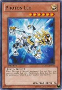 Photon Leo - Order of Chaos YuGiOh trading card