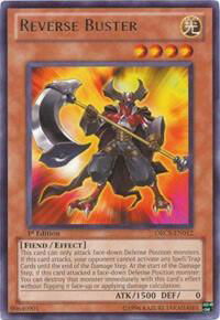 Reverse Buster - Order of Chaos (ORCS) #ORCS-EN012 - Rare YuGiOh Trading Card