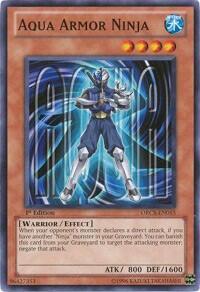 Aqua Armor Ninja - Order of Chaos (ORCS) #ORCS-EN015 - Common / Short Print YuGiOh Trading Card