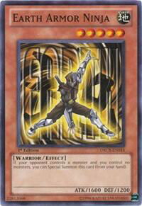 Earth Armor Ninja - Order of Chaos (ORCS) #ORCS-EN016 - Common / Short Print YuGiOh Trading Card